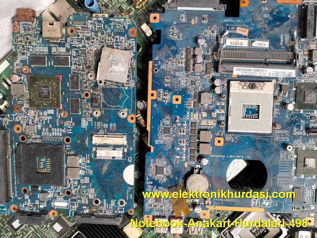 Notebook Bilgisayar Anakartı Hurdaları